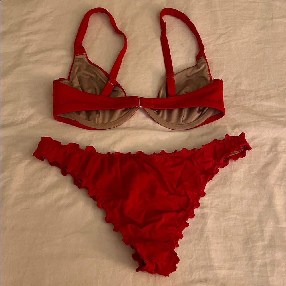 Shade & Shore Ruffle Bikini - Picture 2 of 6